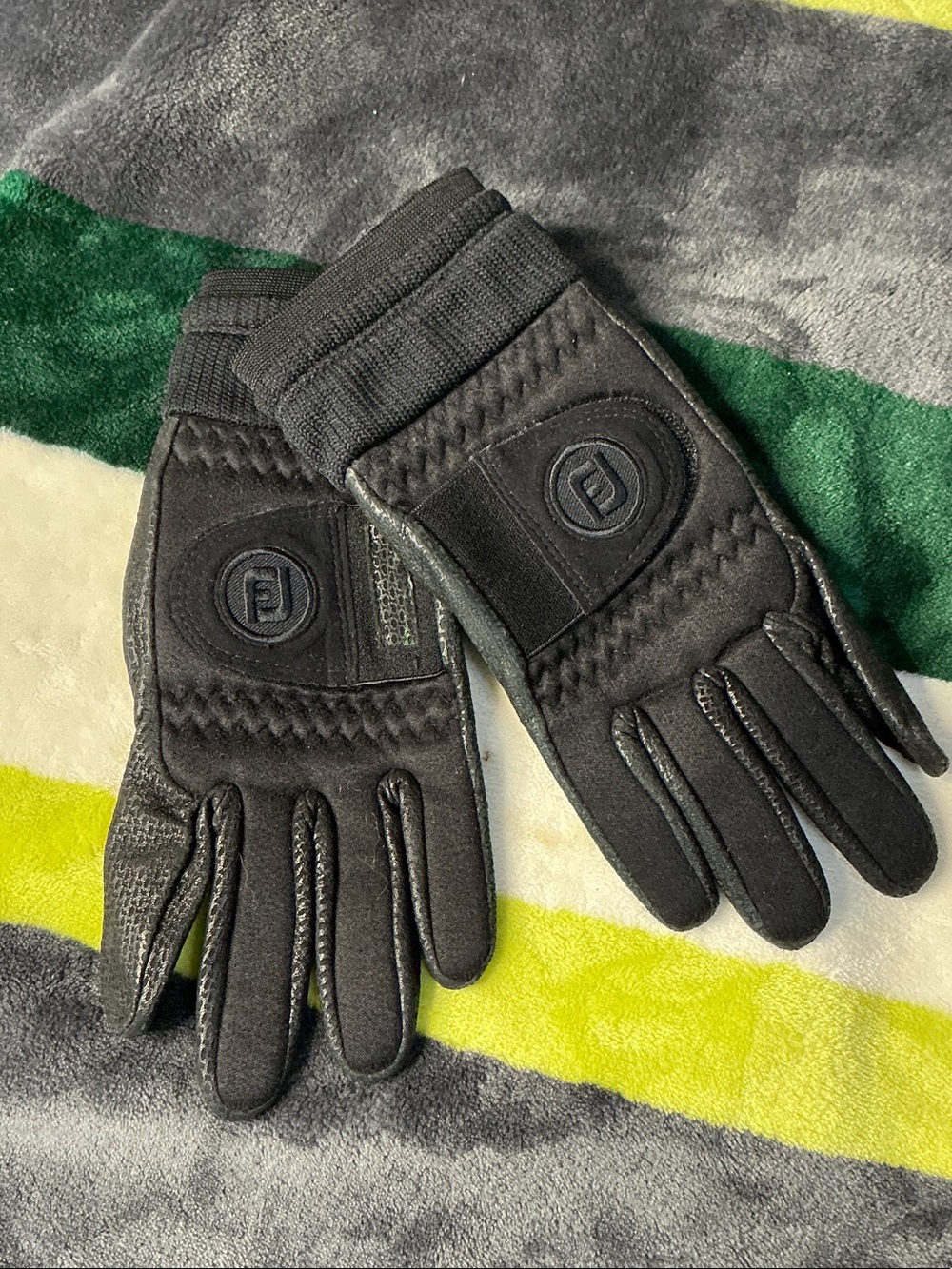 FootJoy Black Women’s Golf Grip Gloves Size M